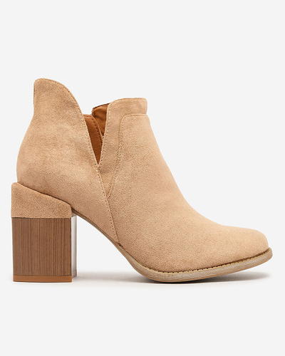 Royalfashion Cizme stiletto Ricteas maro deschis pentru femei