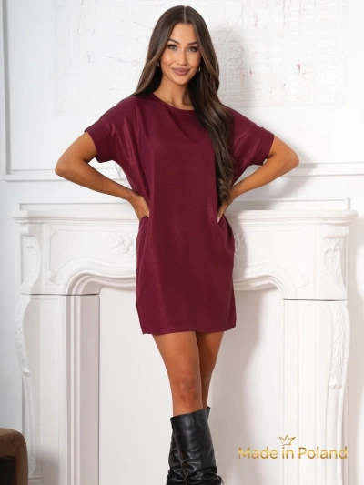 Rochie scurtă simplă pentru femei Lady Time
