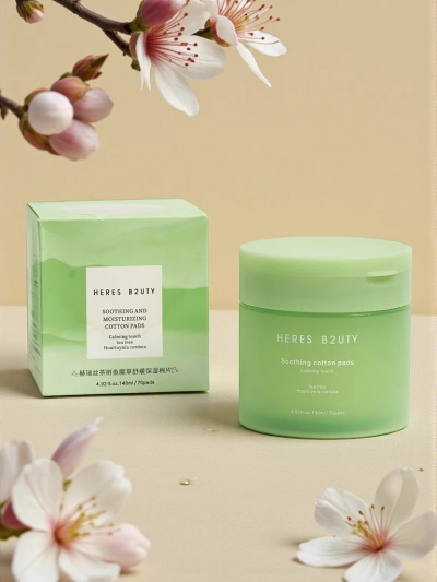 Dischete demachiante din bumbac - hidratante, calmante