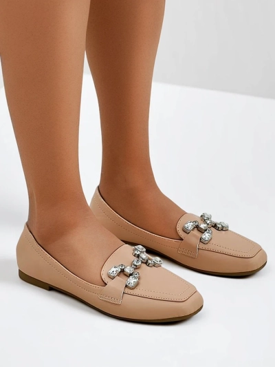 Mocasi de damă Royalfashion cu strassuri Lecilla