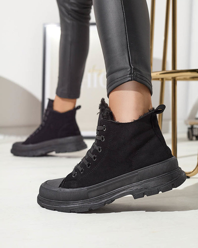 Pantofi sport a'la izolate pentru femei, pantofi sport a'la sneakers în negru Benvilo- Footwear