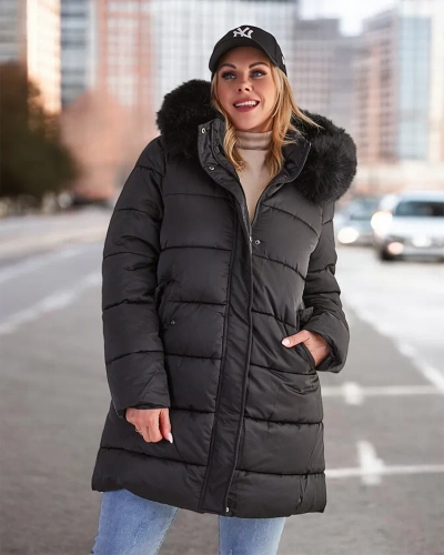 Jachetă de iarnă matlasată pentru femei Royalfashion