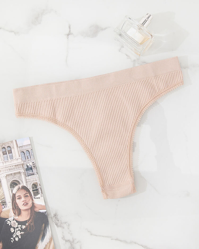 Royalfashion Chiloți sutien bej pentru femei