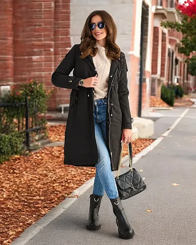 Royalfashion Palton lung pentru femei