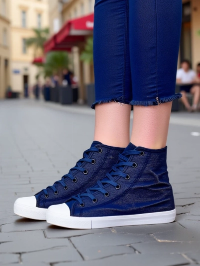 Royalfashion Încălțăminte sport înaltă pentru femei Hirria