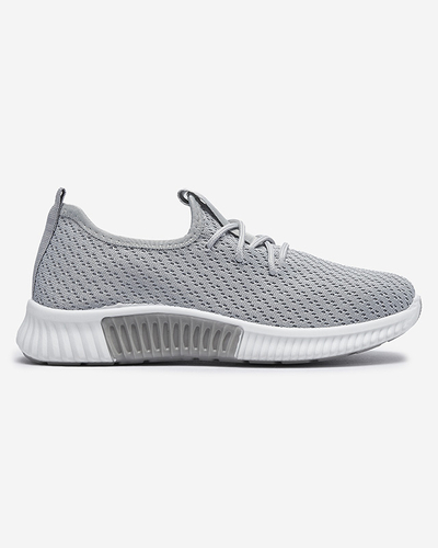 Pantofi sport din material textil pentru femei gri Vobbu- Footwear