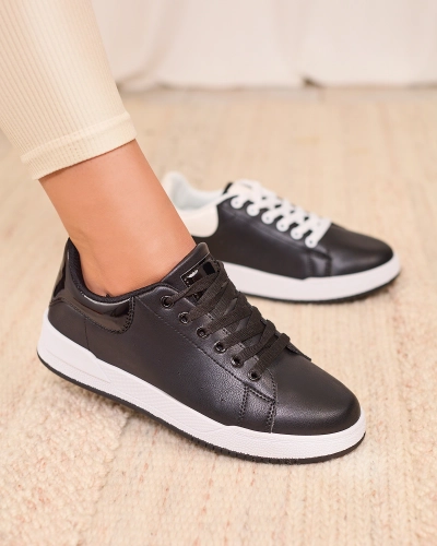 Royalfashion Negru pantofi sport pentru femei Classic Vibes