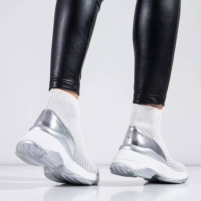 OUTLET Pantofi sport albi de la Lupin - Incaltaminte