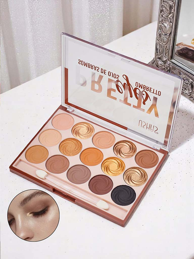 Paleta de farduri de pleoape 15 nuanțe Nuts Mood