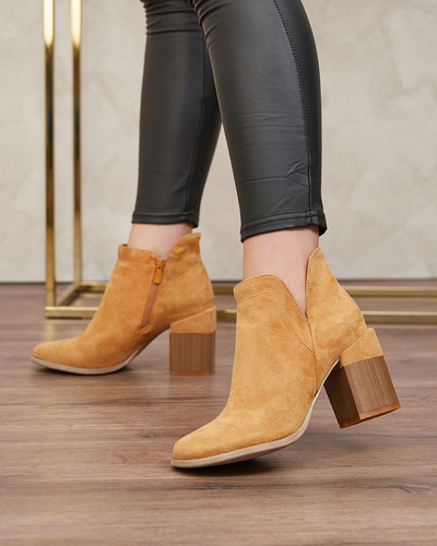 Royalfashion Cizme stiletto Ricteas pentru femei Camel