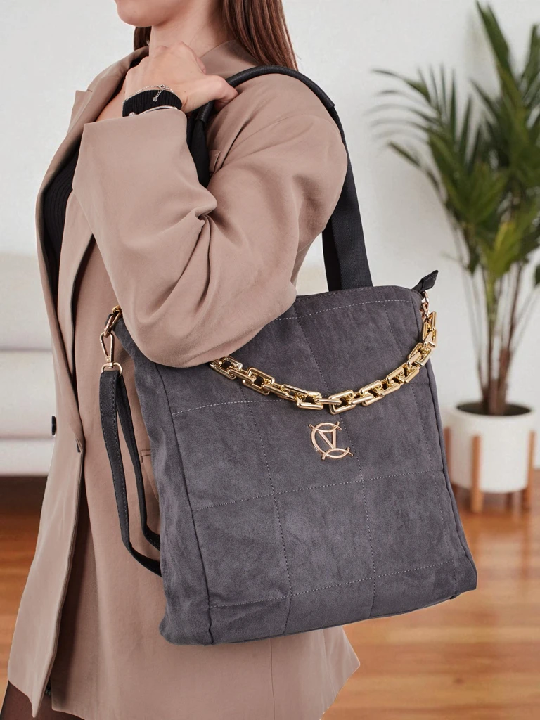 Geantă de damă shopper eco piele întoarsă Twilight Life