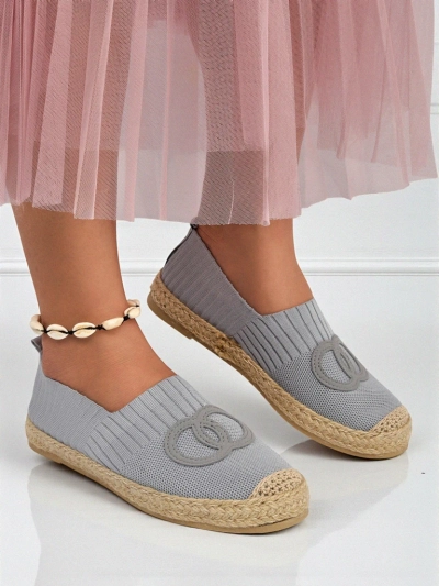 Damskie espadryle Callista Verde – zamszowe, płaski obcas, zielone