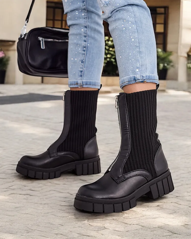 Royalfashion Cizme elegante de glezna pentru femei Tenimo