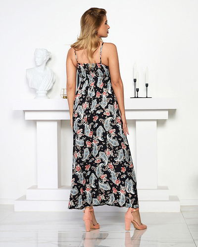 Rochie maxi dama neagra Airy - Imbracaminte