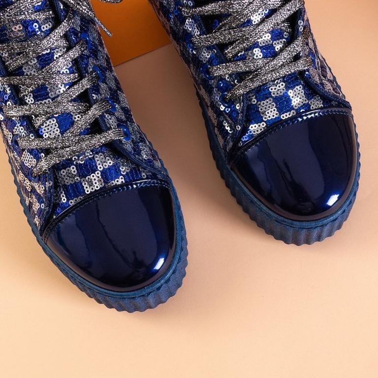 Încălțăminte sport dama albastru și argintiu de la Odelia - Încălțăminte