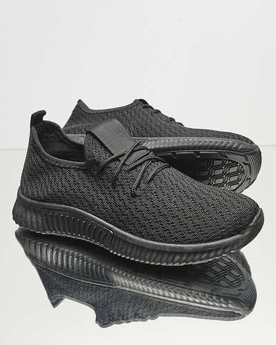 Pantofi sport din material textil pentru femei Negru Vobbu- Footwear