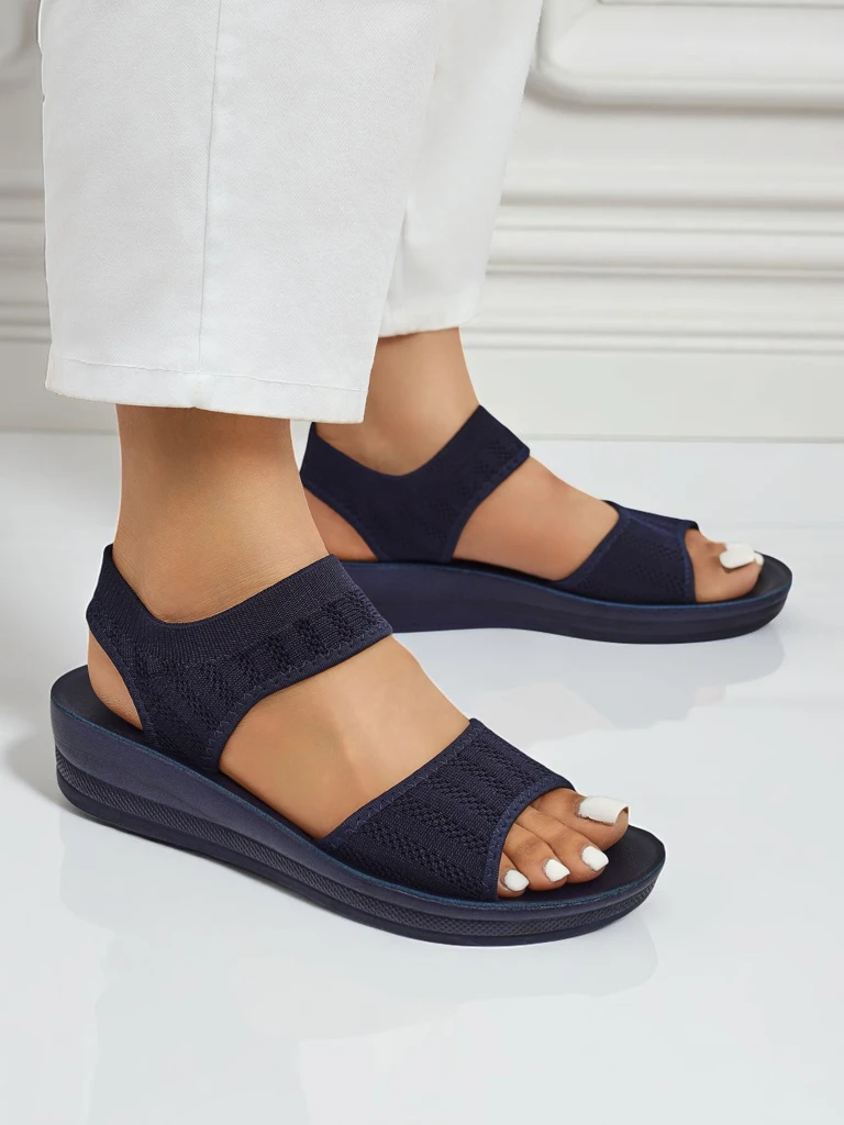 Royalfashion Damen Sandalen mit dickerer Sohle Viva Flex II