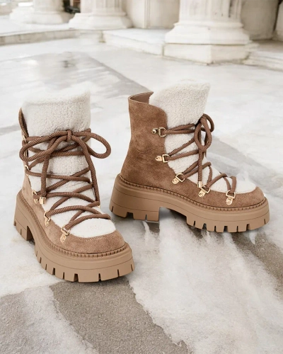 Royalfashion Lozin lace-up cizme de zăpadă pentru femei