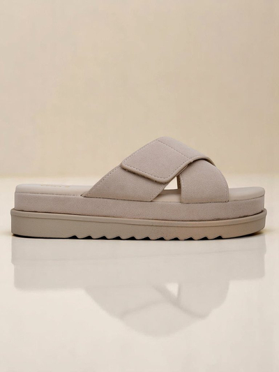Royalfashion Sandale plate pentru femei Evre