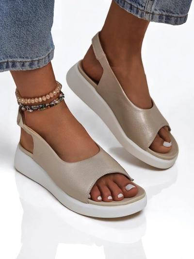 Royalfashion Sandale de damă cu talpă groasă Luna Shines
