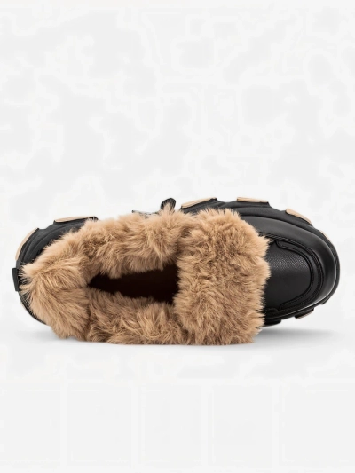 Tenisi sport negri pentru femei cu blana Nonua. Încălțăminte