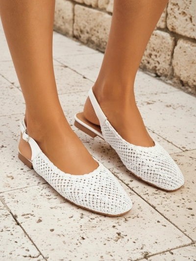 Royalfashion Sandalye dămsko s ku klaftă di-napoi Breeze Woven
