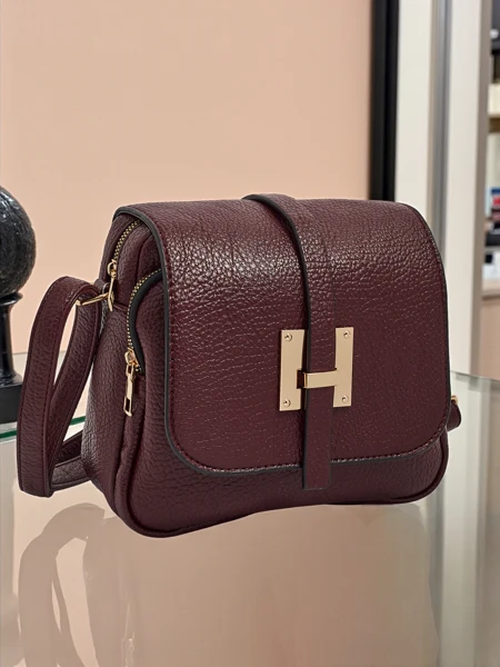 Royalfashion Geantă universală pătrată din piele ecologică