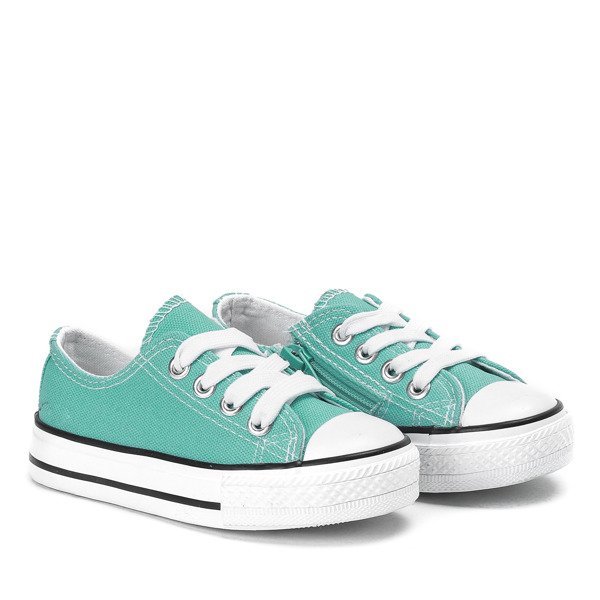 Dziecięce trampki w kolorze miętowym Susie - Obuwie