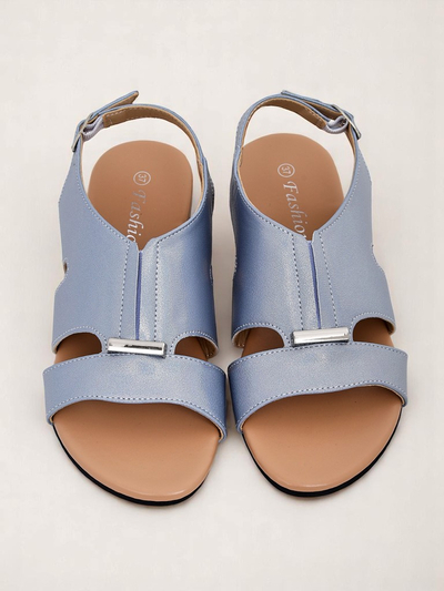 Royalfashion Sandale de damă cu talpă plată Solea Comfort