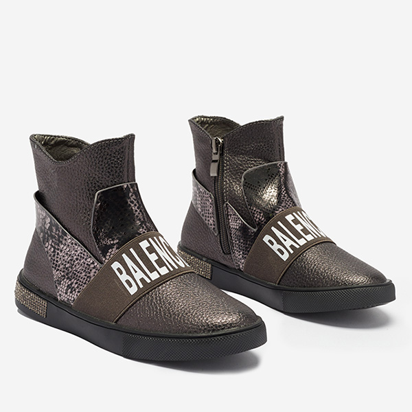 OUTLET Cizme fete grafit Doubnic- Încălțăminte