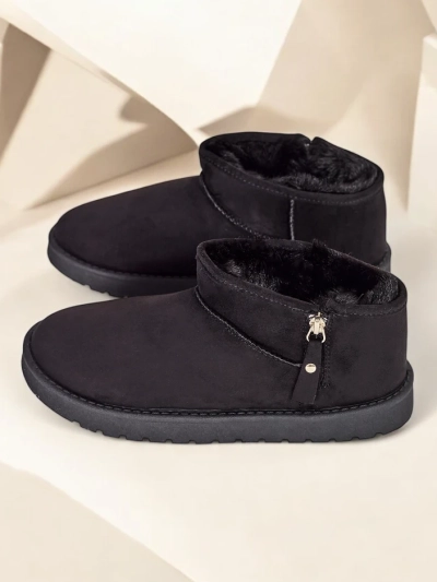 Royalfashion Bocanci scurți asemănători cu bocancii de zăpadă pentru femei Fefoz