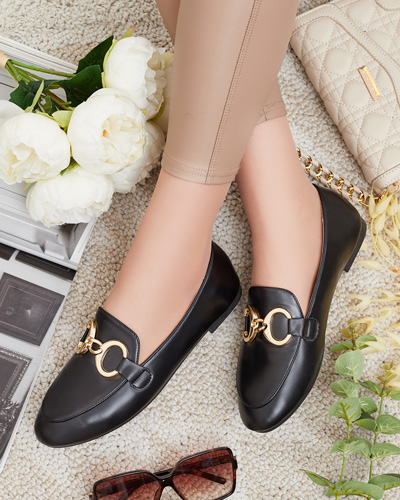 Royalfashion Mocasini cu decor pe nas Abermes