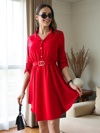Royalfashion Rochie elegantă pentru femei, până la genunchi