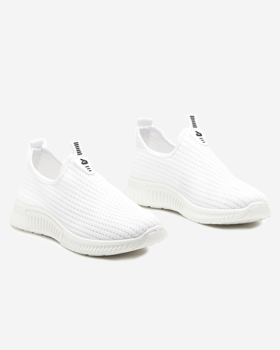 Tenisi slip-on dama albi Banila - Incaltaminte