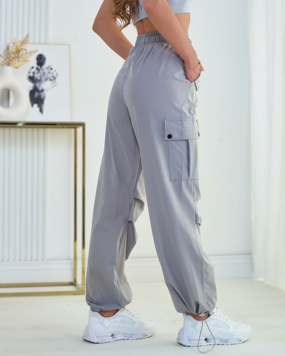 Royalfashion Pantaloni de luptă din țesătură pentru femei