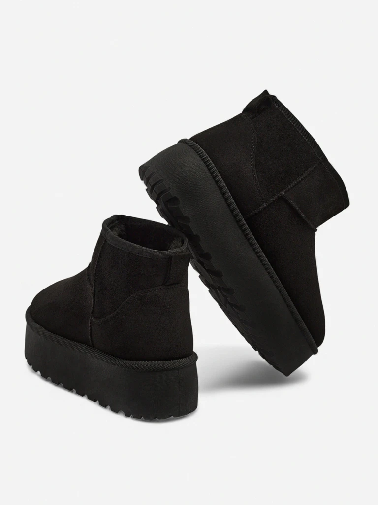 Botine Dama Luna Negre Piele Elegante de Toamnă