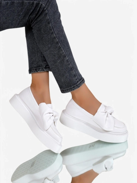 Royalfashion Mocasi elegante pentru femei cu fundă Ortto