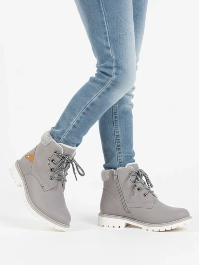 Cizme izolate tiptop pentru băieți gri - Pantofi