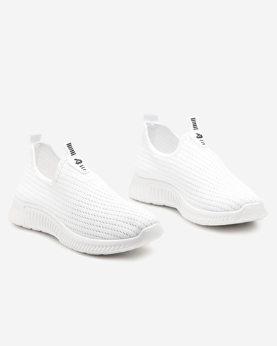 Pantofi sport slip-on dama albi Palomena - Incaltaminte