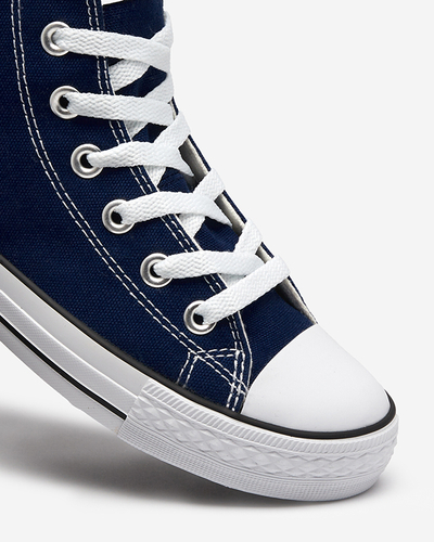 Tenisi Garet de damă bleumarin - Încălțăminte