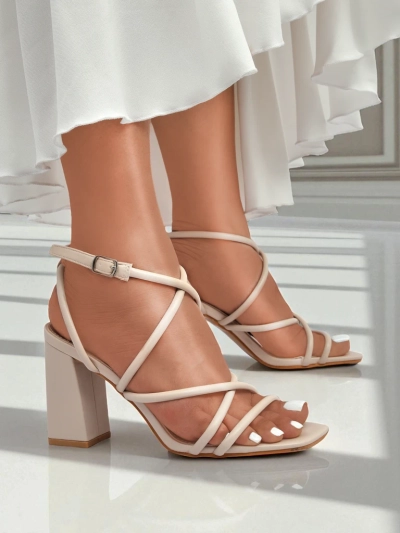 Royalfashion Sandale de damă cu toc gros Elysia