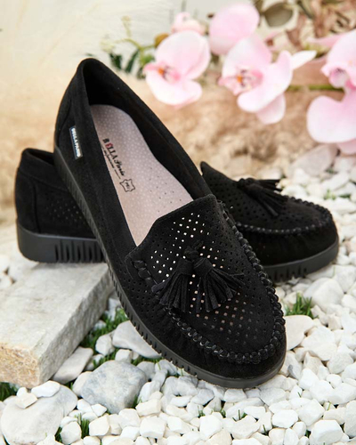Royalfashion Mocasini traforați de damă Molaffa