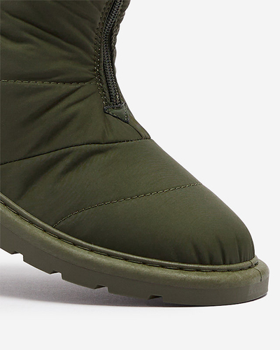 Cizme de damă verde închis a'la cizme de zăpadă Tirigga- Footwear