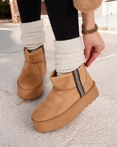 Cizme scurte pentru femei Royalfashion Haluzi