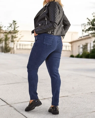 Pantaloni treggings de dimensiuni mari pentru femei de la Royalfashion