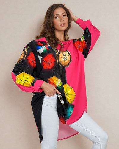 Royalfashion Tunică imprimată cu model pentru femei