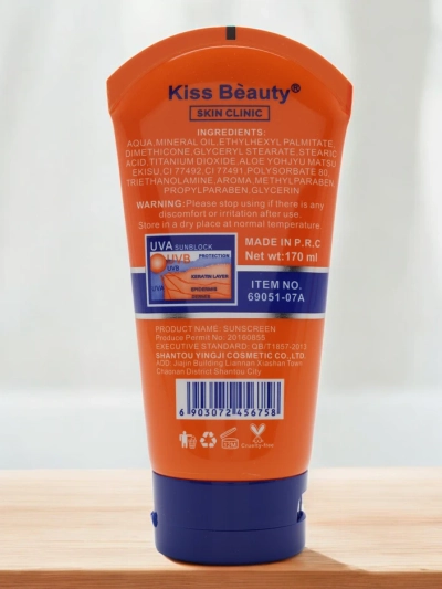 Crema de protecție solară Kiss Beauty 90 SPF 170ml