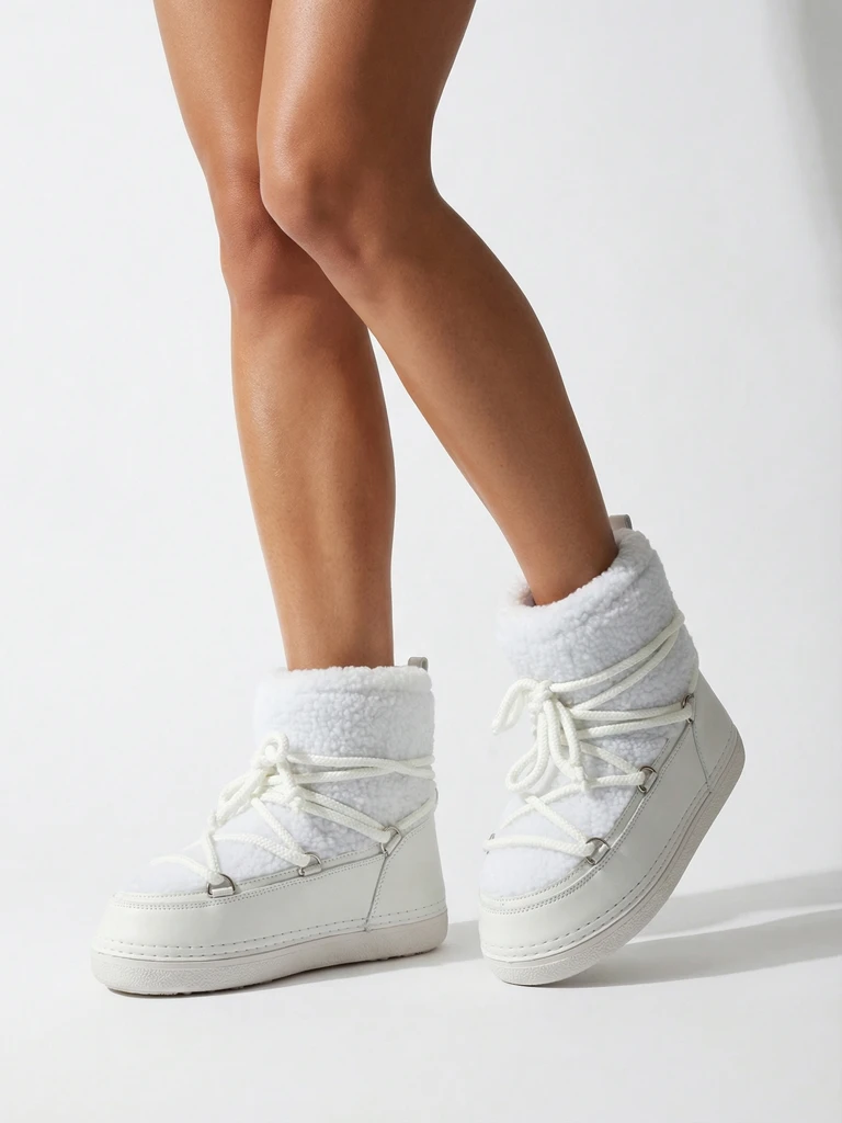 Cizme de zăpadă de damă cu blană Uvella