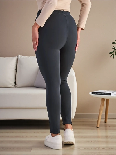 Royalfashion Pantaloni treggings izolați pentru femei PLUS SIZE