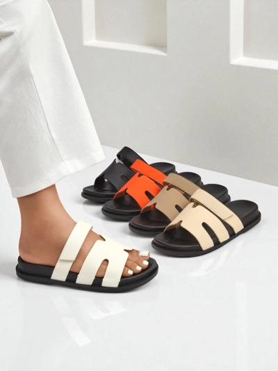Royalfashion Papuci de damă din piele ecologică ReppiFlex